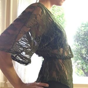 Mossy Green Crochet Top